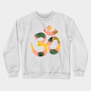 Om Leaves Crewneck Sweatshirt